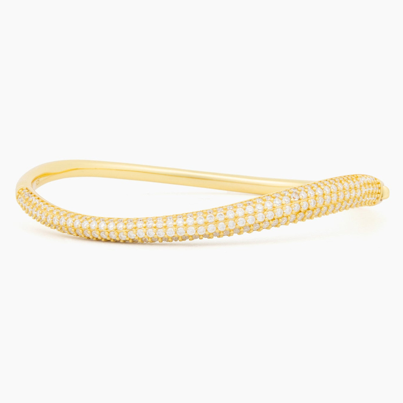 Val Moissanite Bangle Bracelet