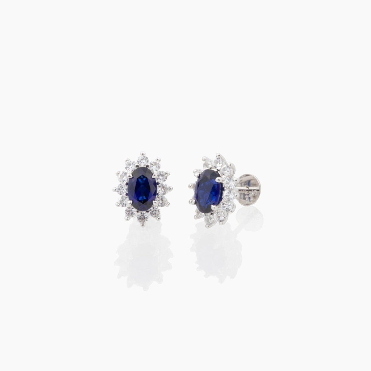 Bea Blue Sapphire Studs