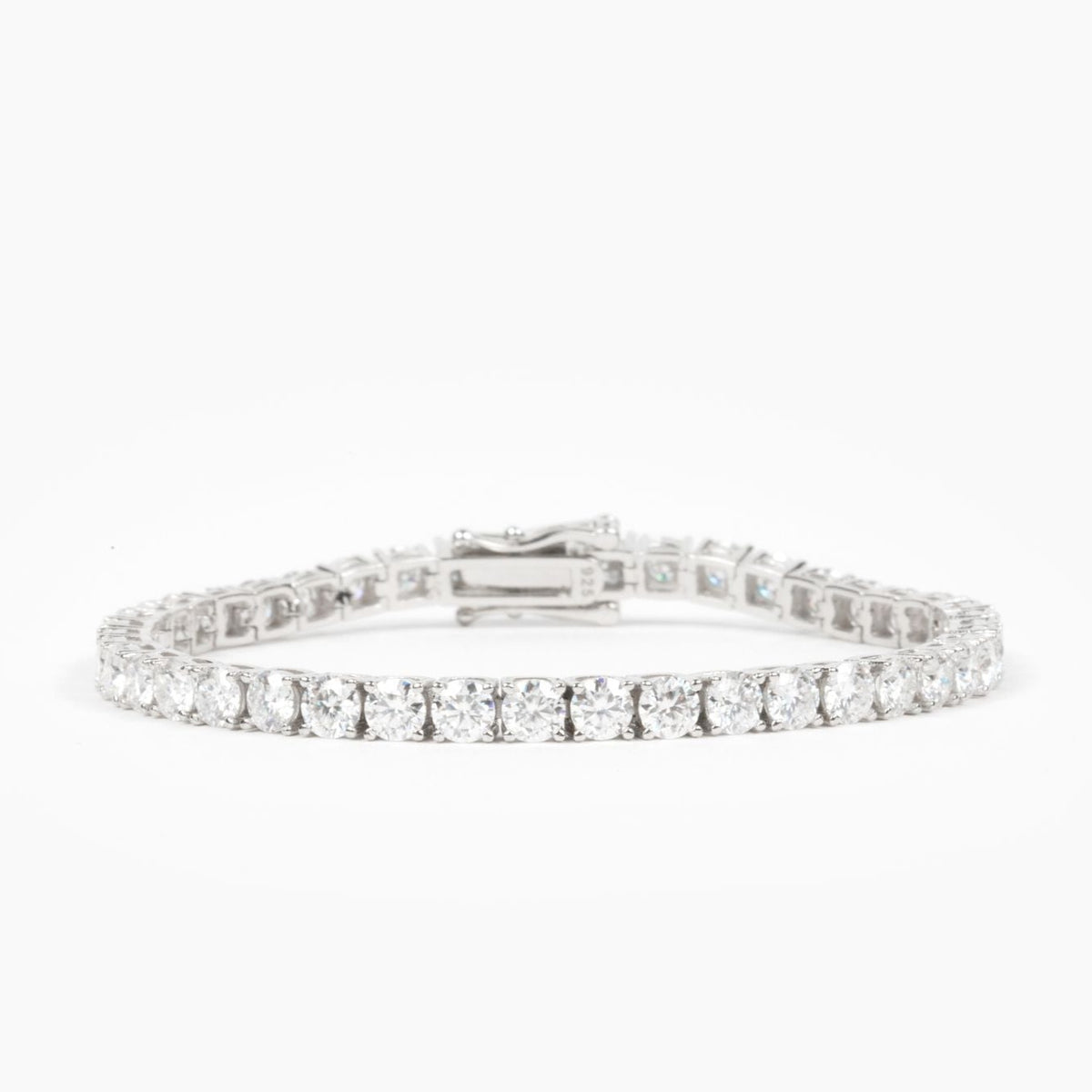 Mae 4mm Round Tennis Bracelet