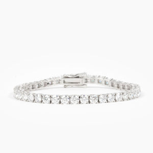 Mae 4mm Round Tennis Bracelet