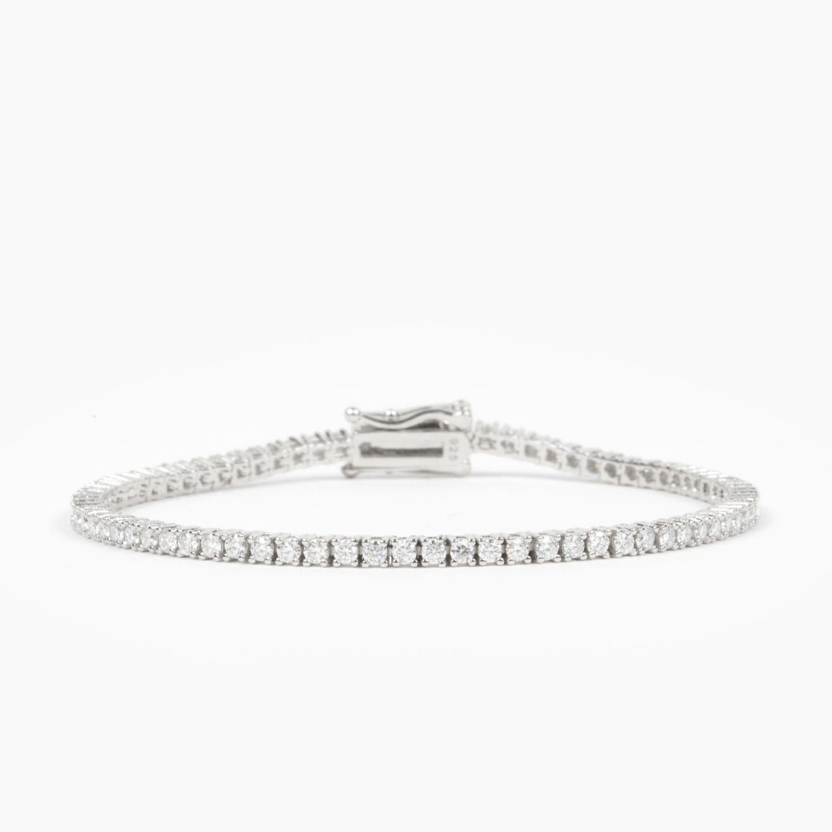 Mae 2mm Round Tennis Bracelet