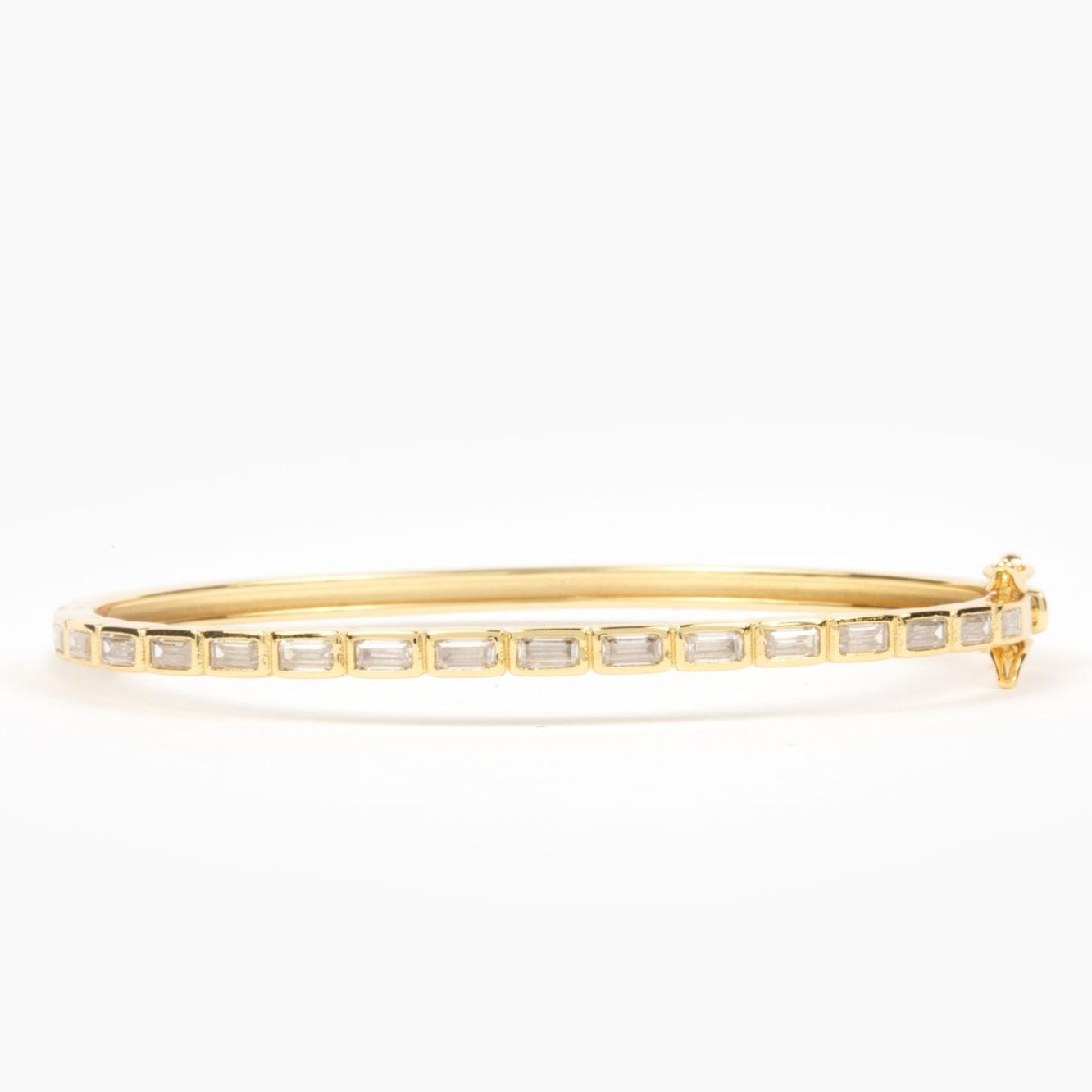 Baguette Bangle Bracelet